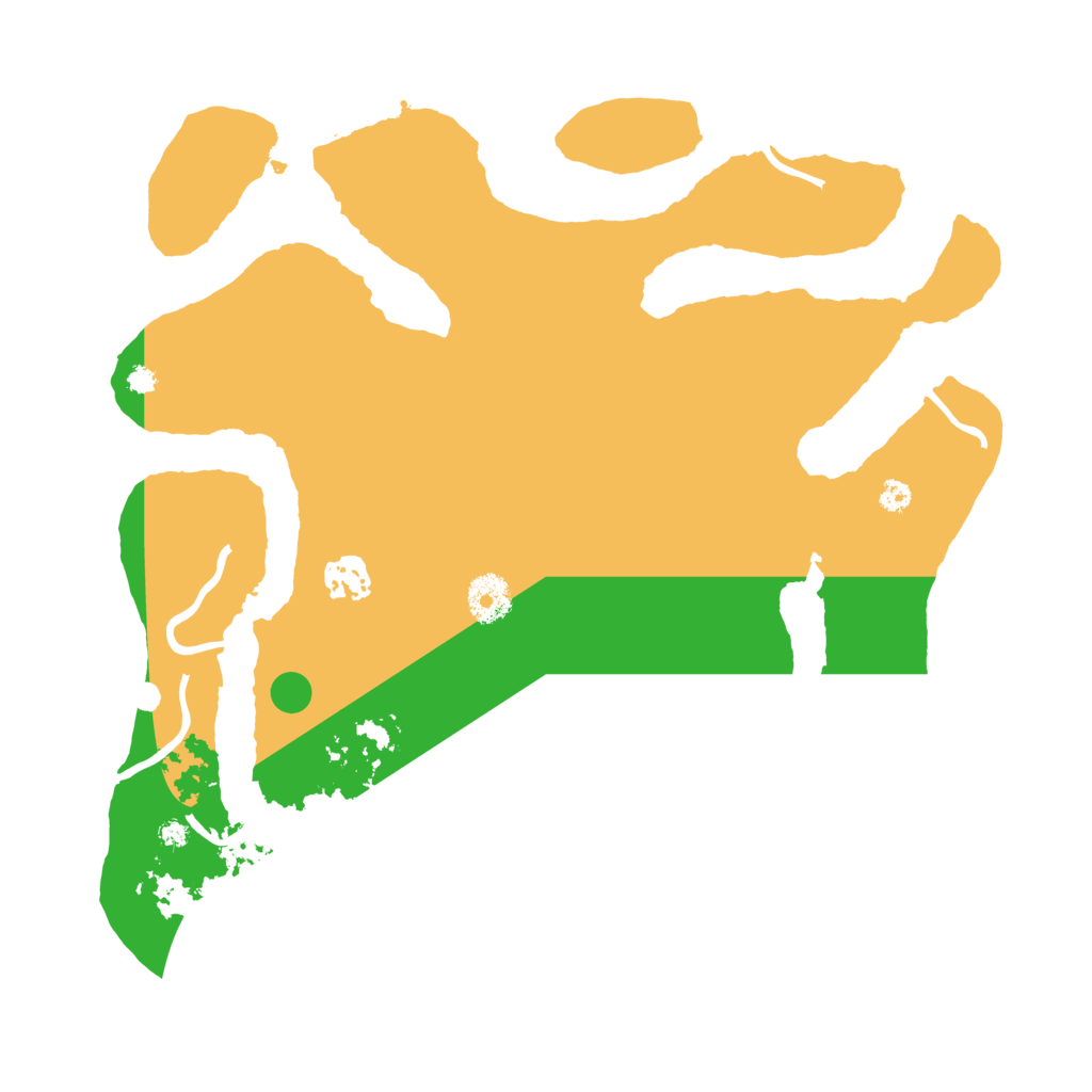 Biome Rust Map: Procedural Map, Size: 3500, Seed: 9360206