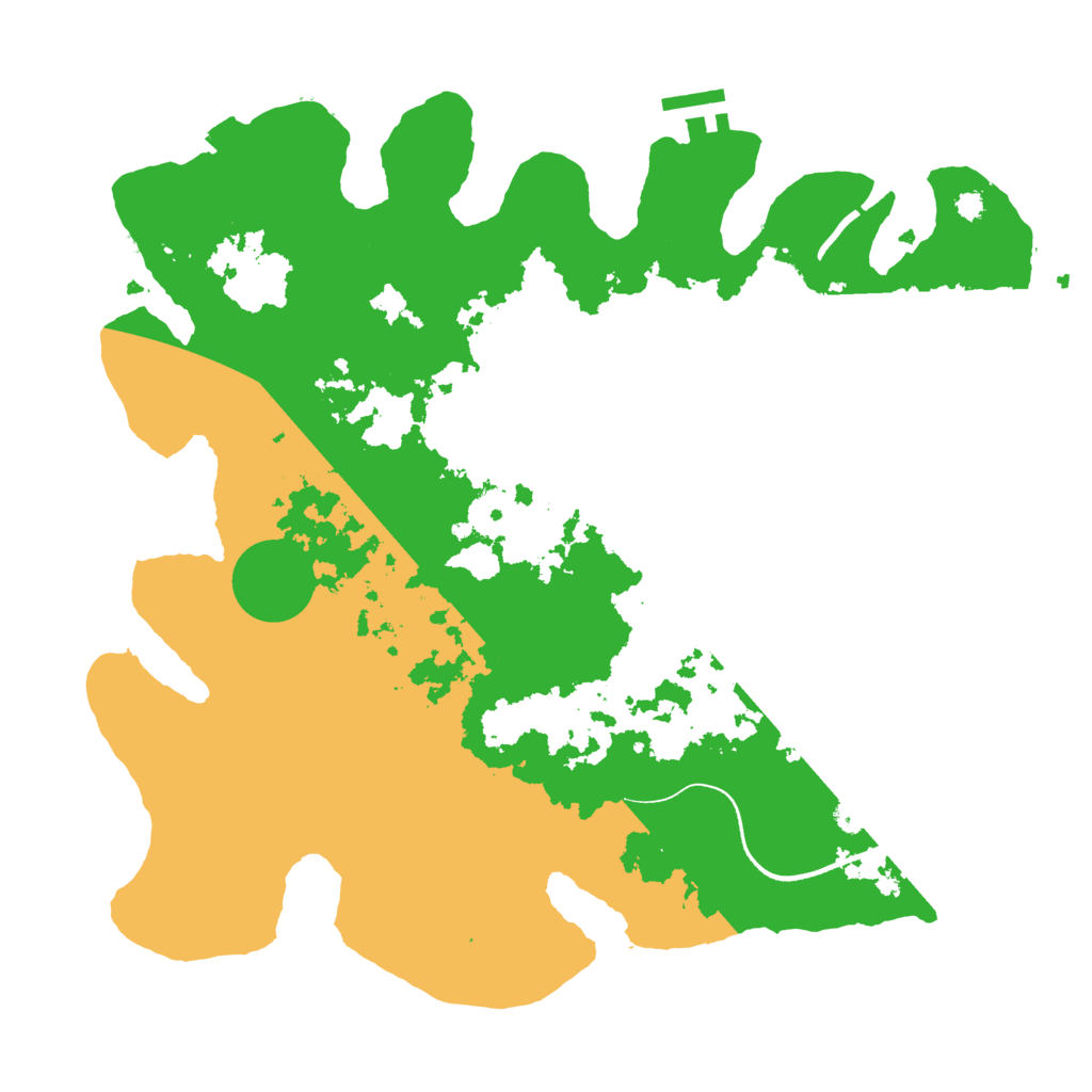 Biome Rust Map: Procedural Map, Size: 3500, Seed: 1655191878