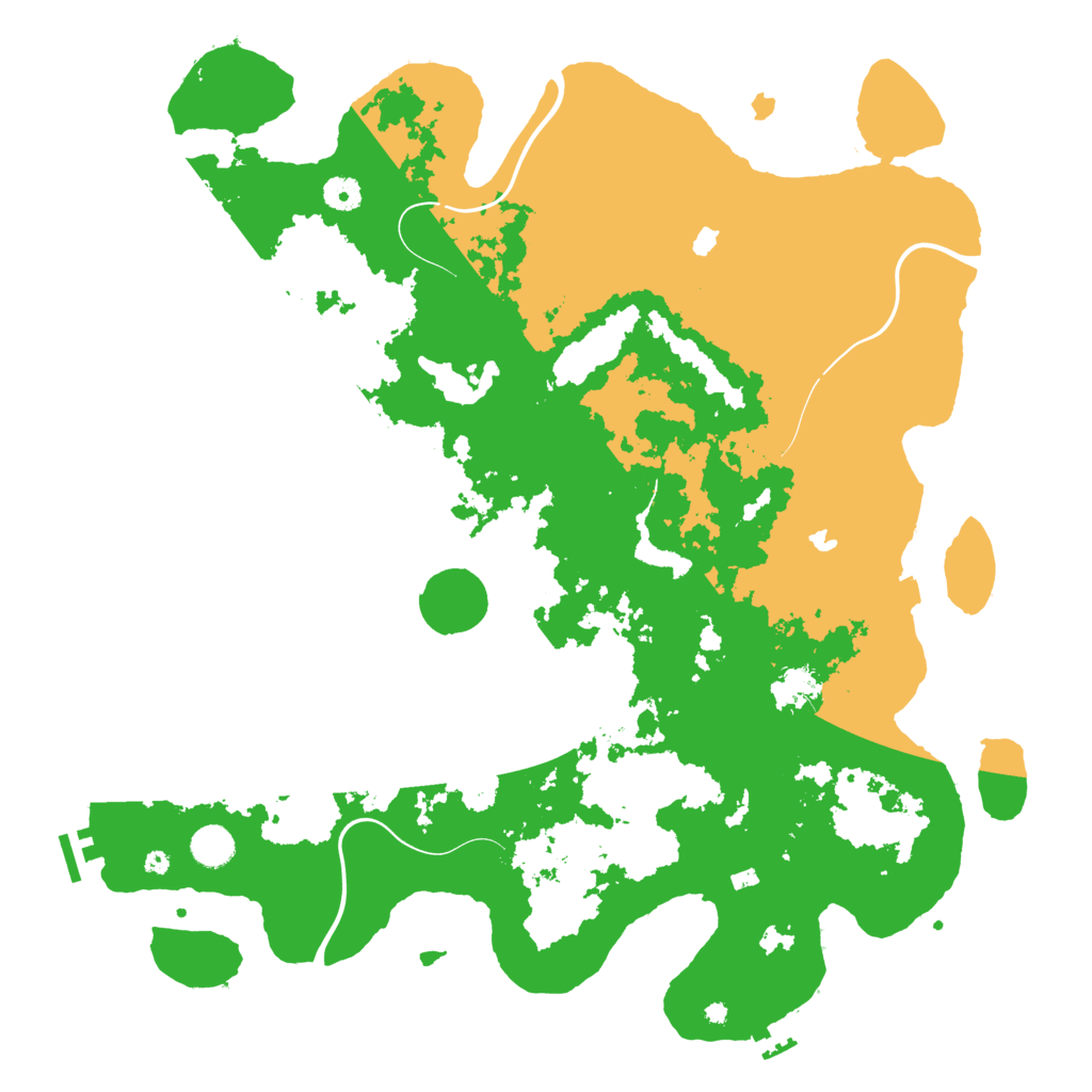 Biome Rust Map: Procedural Map, Size: 4500, Seed: 413042507