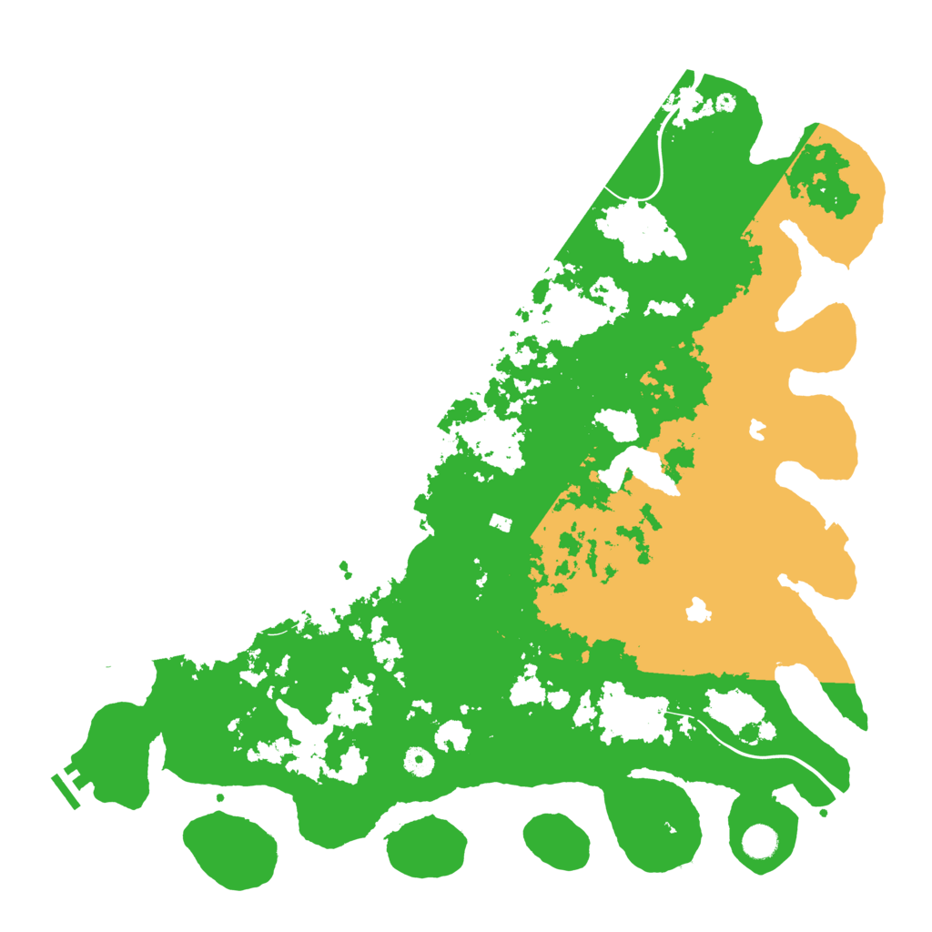 Biome Rust Map: Procedural Map, Size: 4700, Seed: 874562