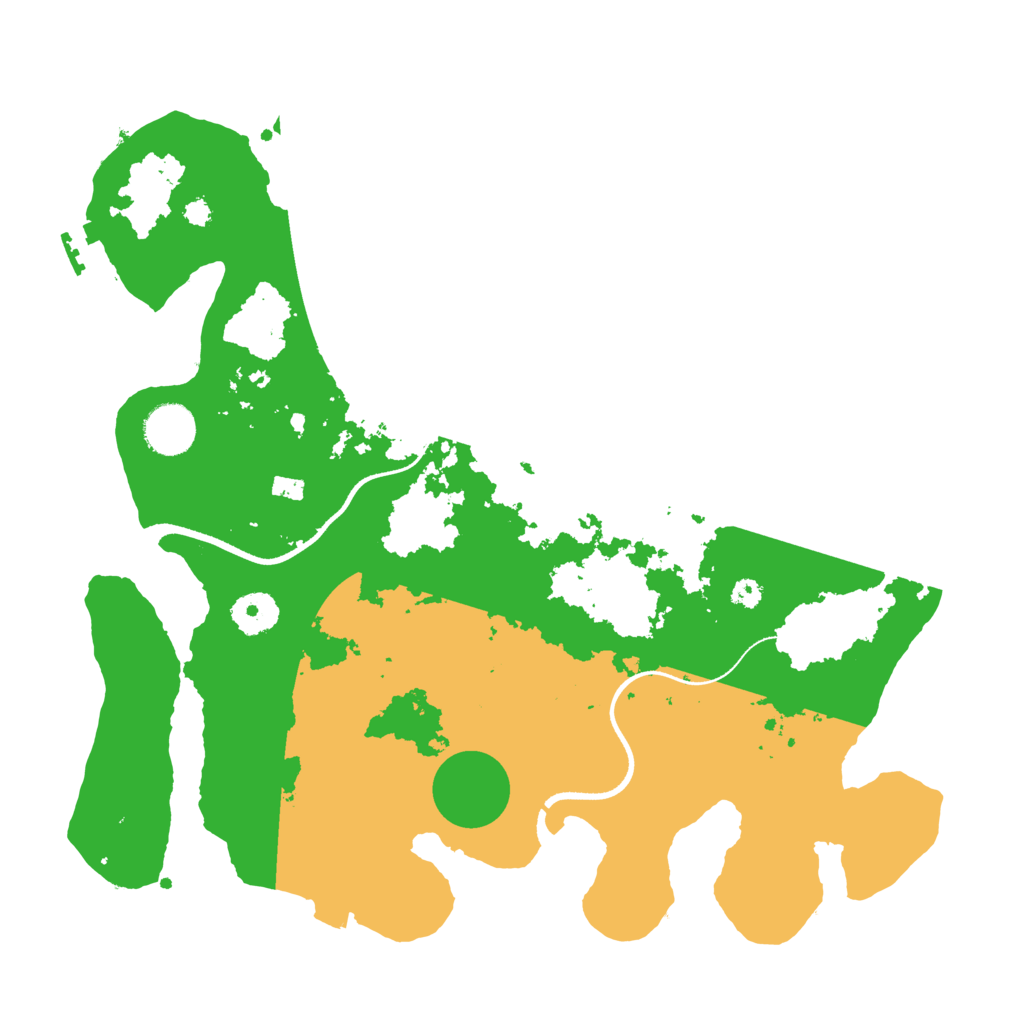 Biome Rust Map: Procedural Map, Size: 3500, Seed: 1755859567