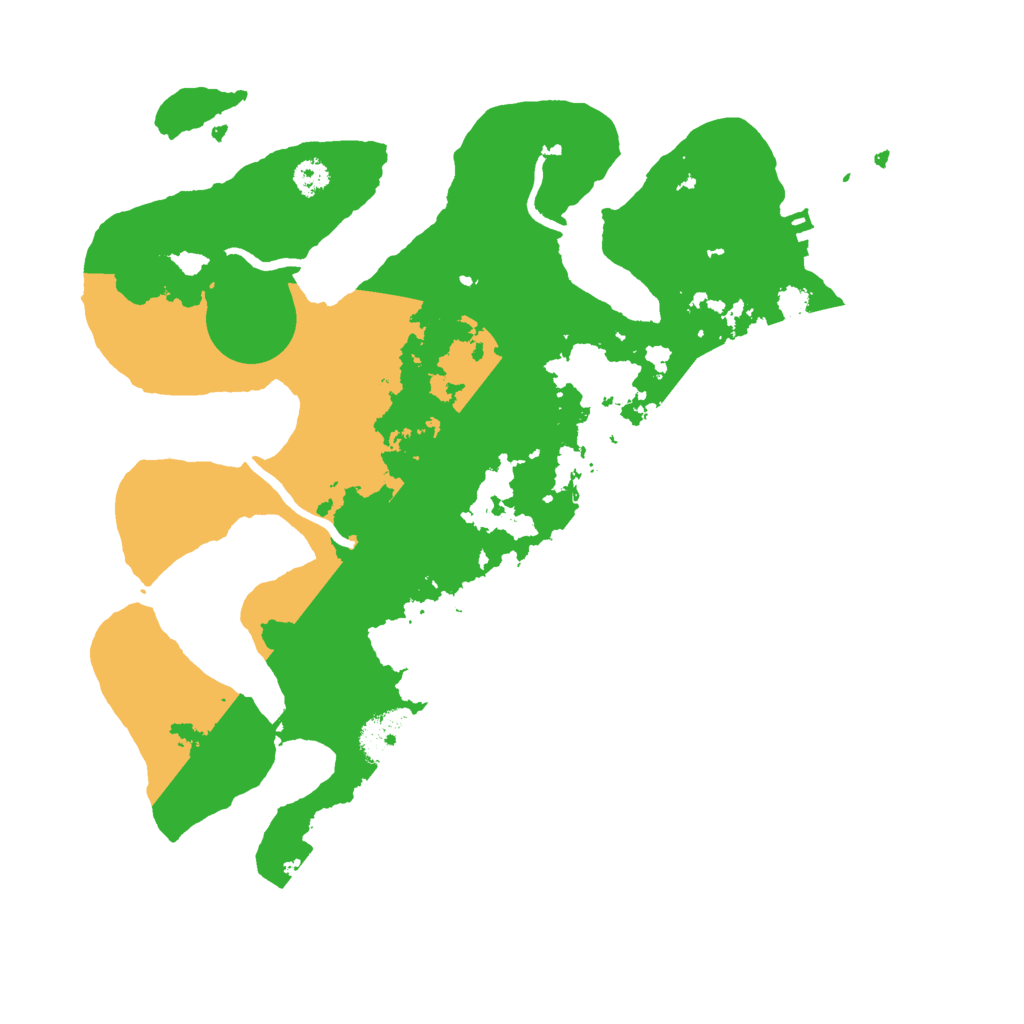 Biome Rust Map: Procedural Map, Size: 3000, Seed: 823329784