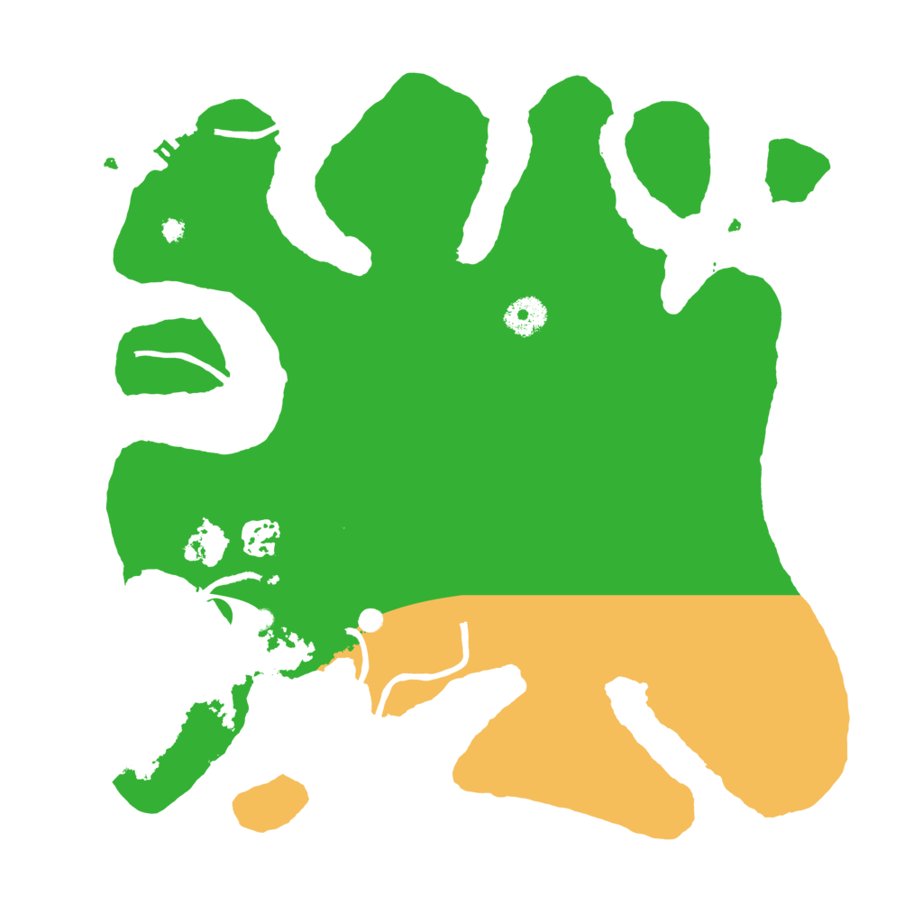 Biome Rust Map: Procedural Map, Size: 3500, Seed: 10387