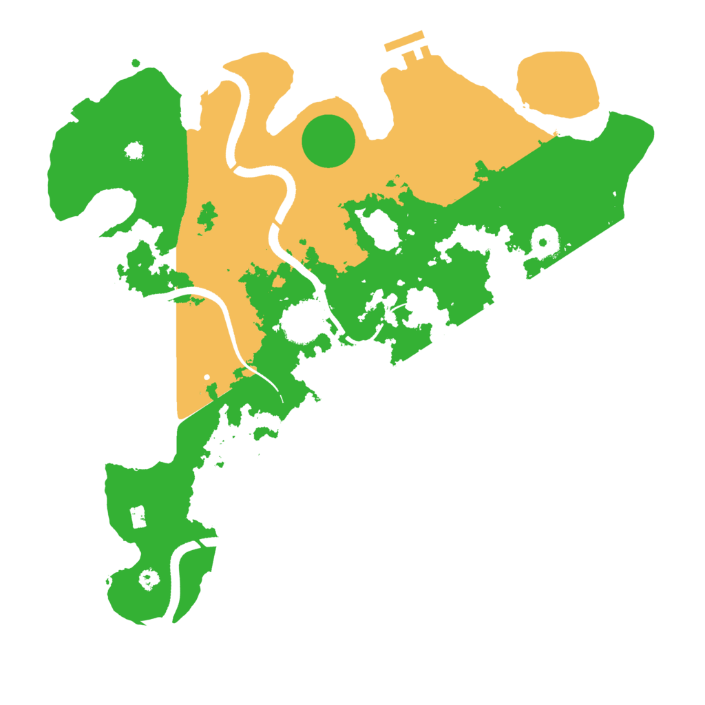 Biome Rust Map: Procedural Map, Size: 3500, Seed: 97241809