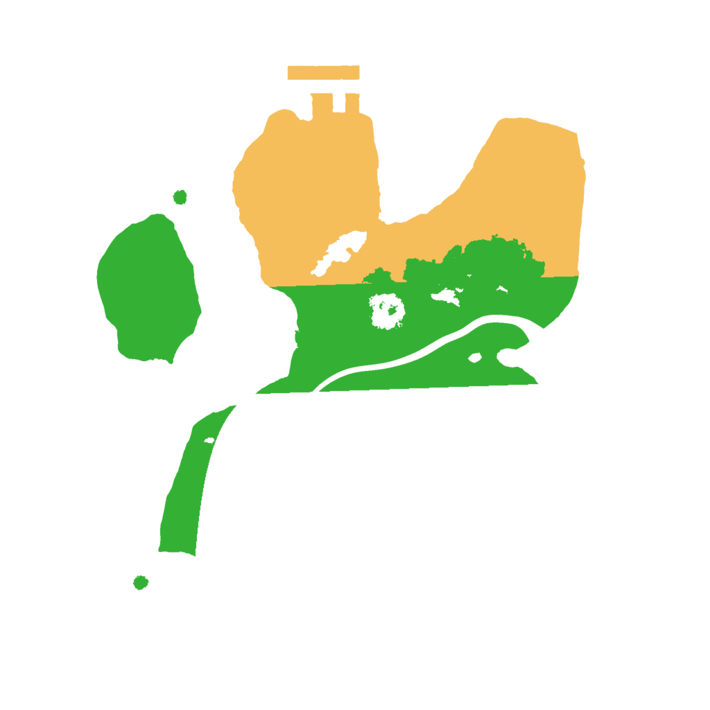 Biome Rust Map: Procedural Map, Size: 2000, Seed: 373950592