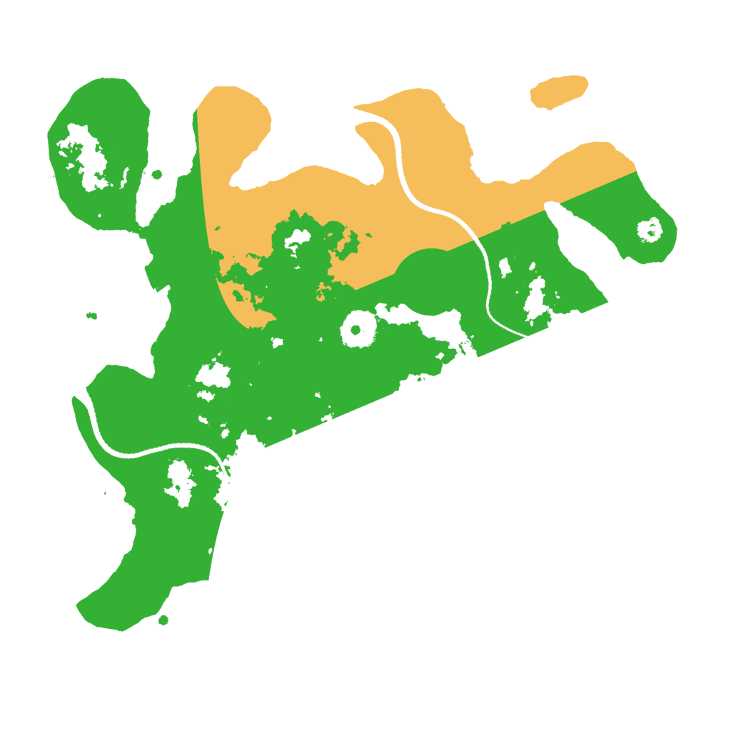 Biome Rust Map: Procedural Map, Size: 3000, Seed: 832481260