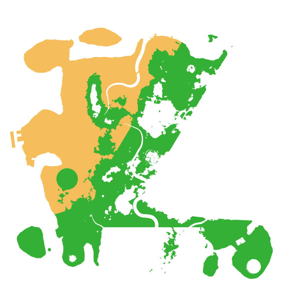 Biome Rust Map: Procedural Map, Size: 3750, Seed: 147409186