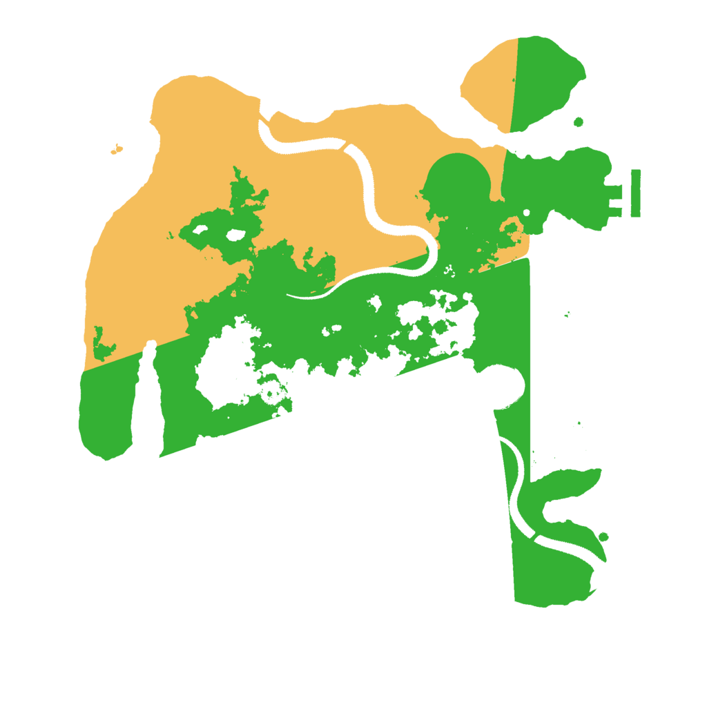 Biome Rust Map: Procedural Map, Size: 3000, Seed: 1797249753