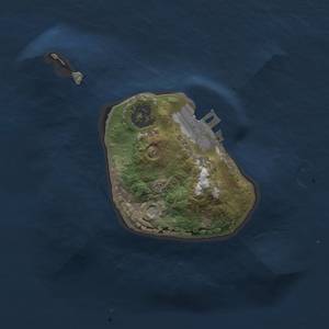 Thumbnail Rust Map: Procedural Map, Size: 1400, Seed: 1337, 3 Monuments