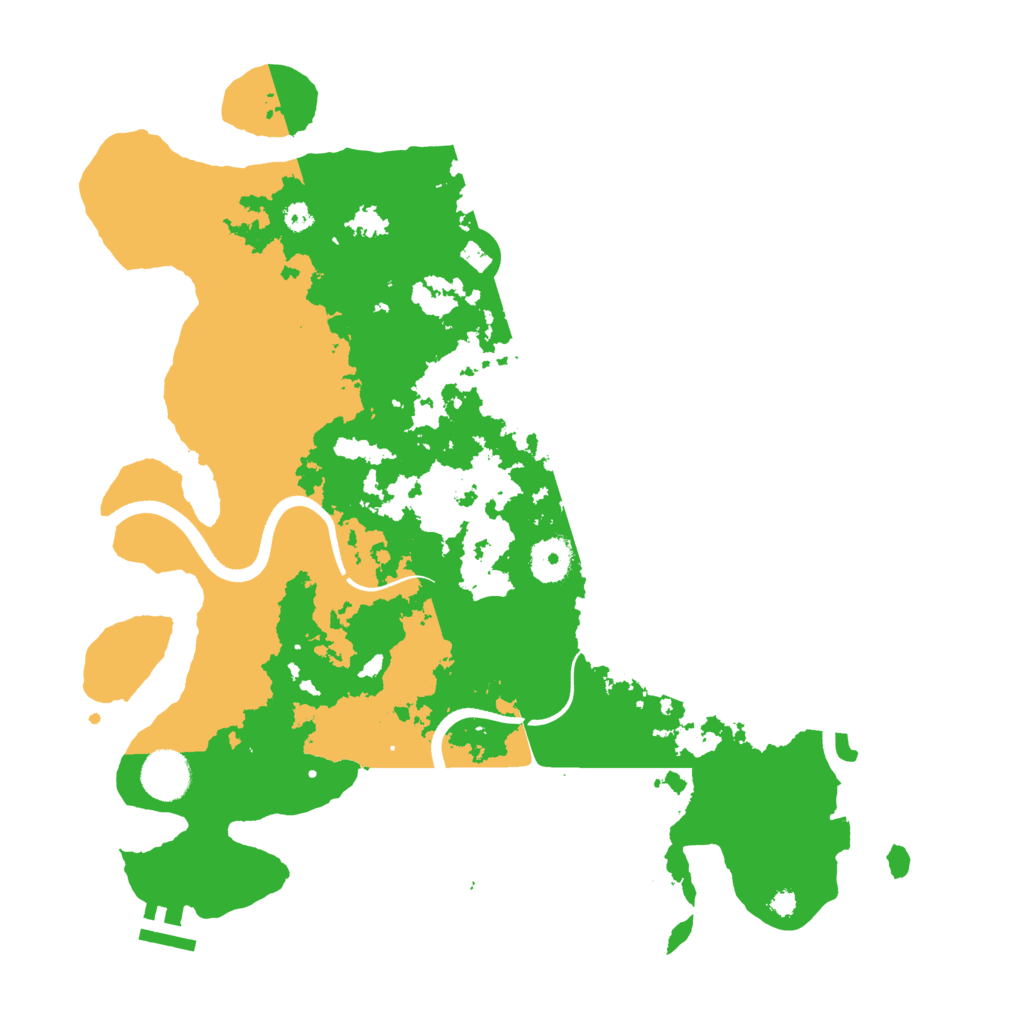 Biome Rust Map: Procedural Map, Size: 3640, Seed: 612809483