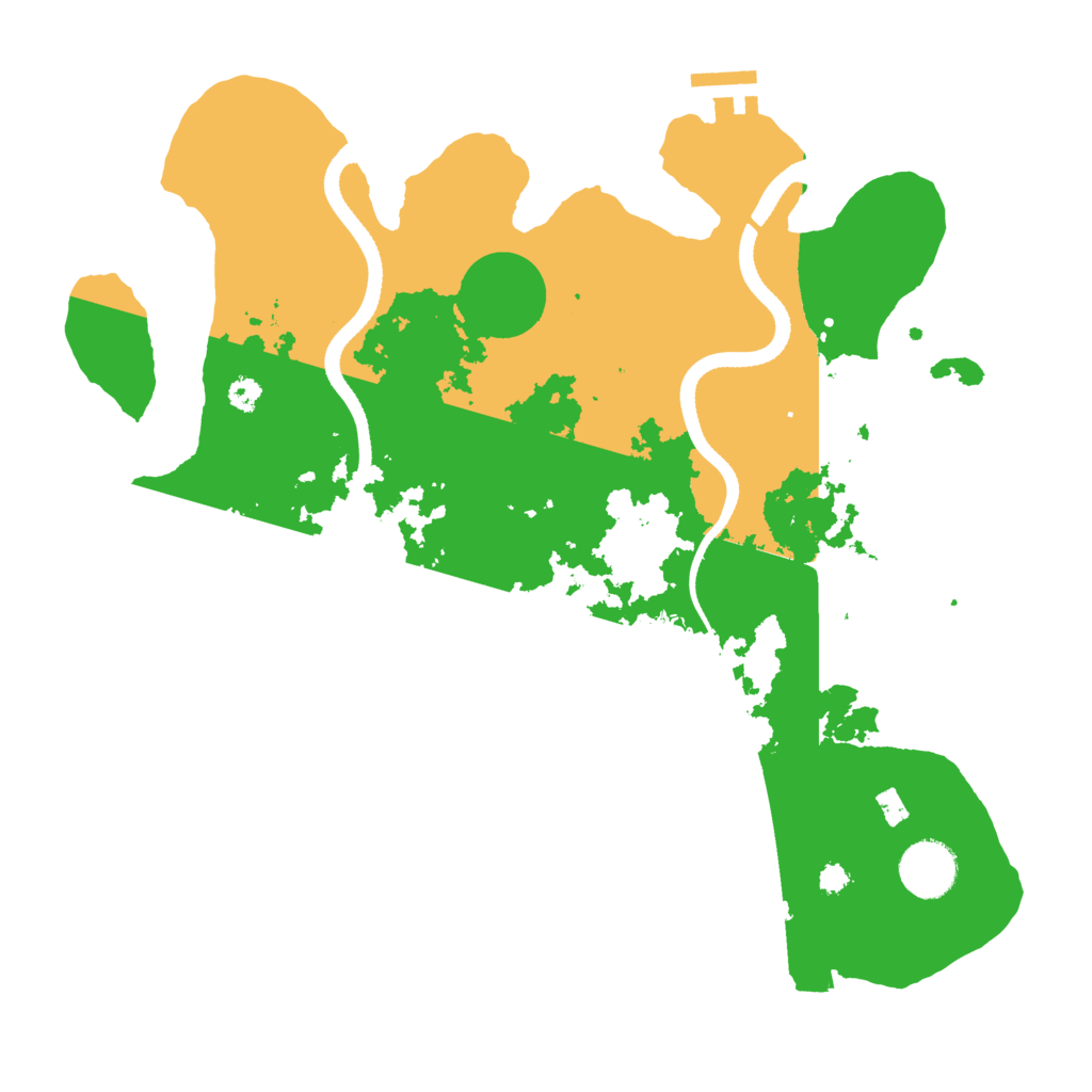 Biome Rust Map: Procedural Map, Size: 3351, Seed: 2147483647