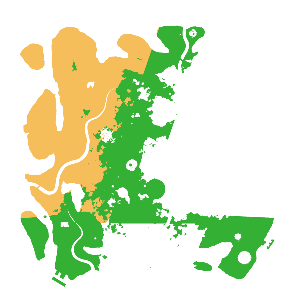 Biome Rust Map: Procedural Map, Size: 4000, Seed: 166974