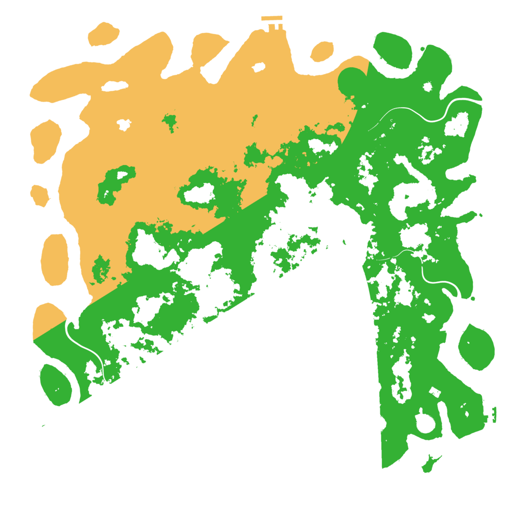 Biome Rust Map: Procedural Map, Size: 5000, Seed: 6979