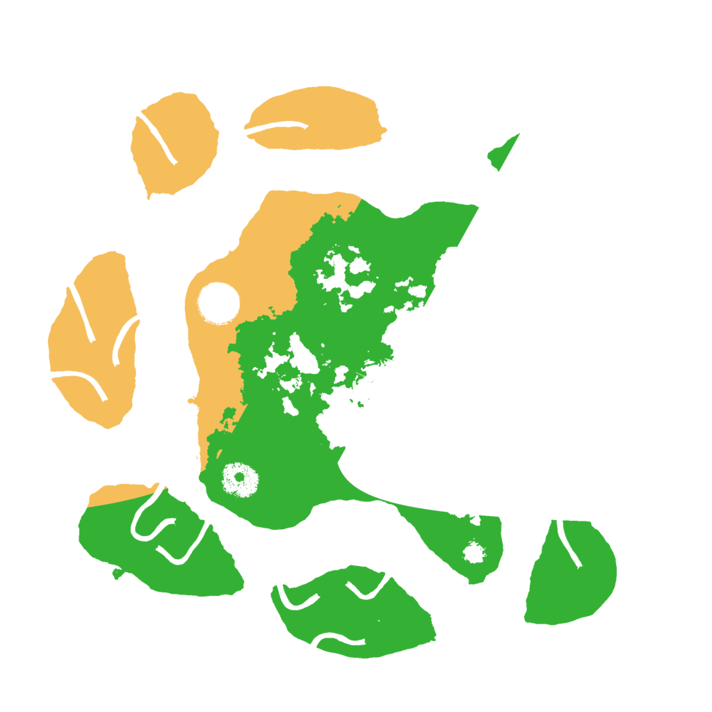 Biome Rust Map: Procedural Map, Size: 3000, Seed: 2421689