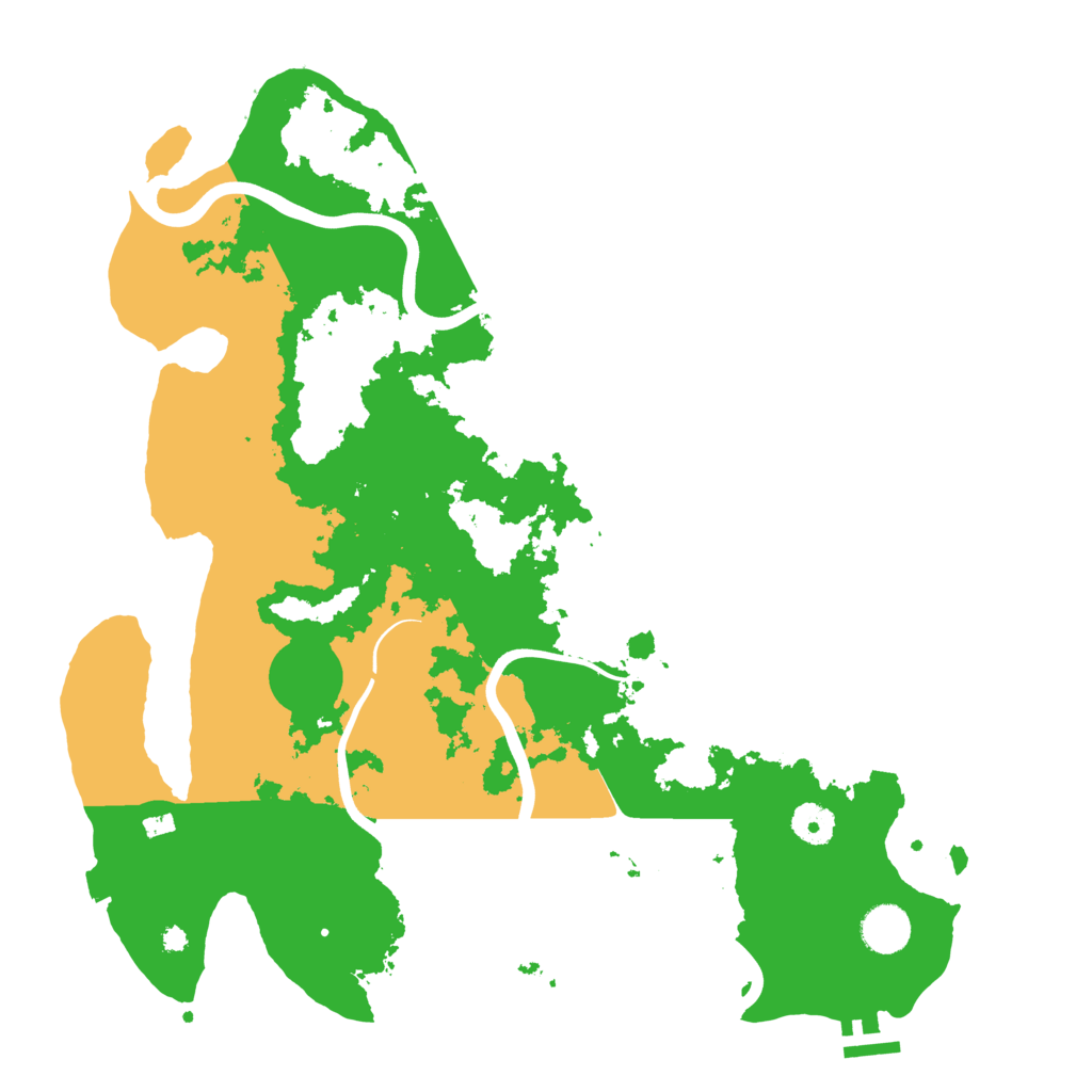 Biome Rust Map: Procedural Map, Size: 3900, Seed: 217