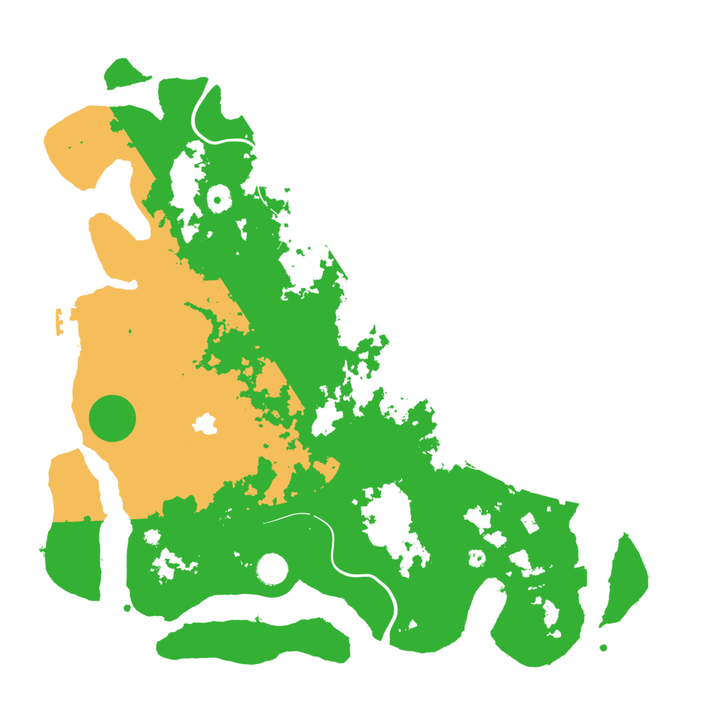 Biome Rust Map: Procedural Map, Size: 4000, Seed: 848983