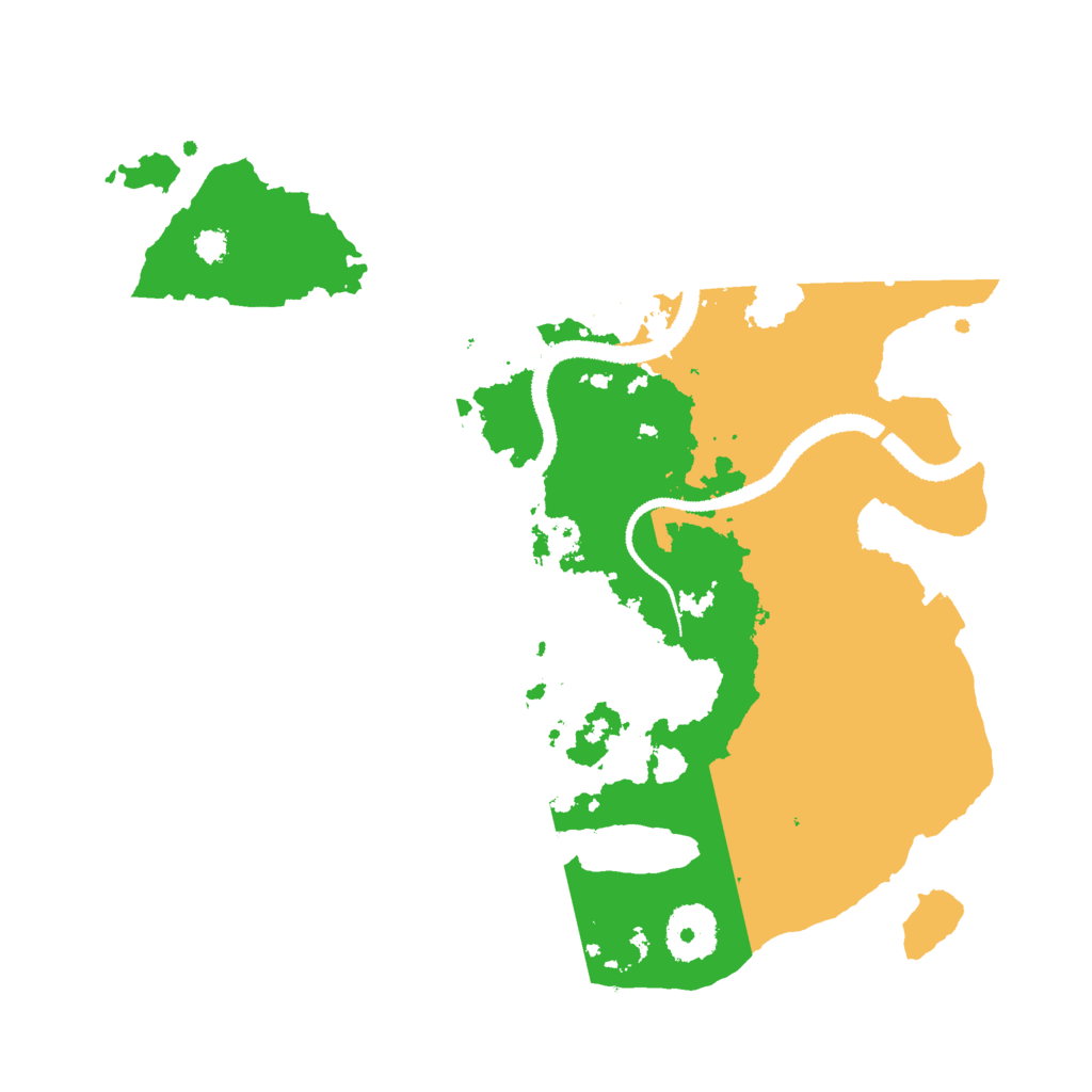 Biome Rust Map: Procedural Map, Size: 3000, Seed: 328798495
