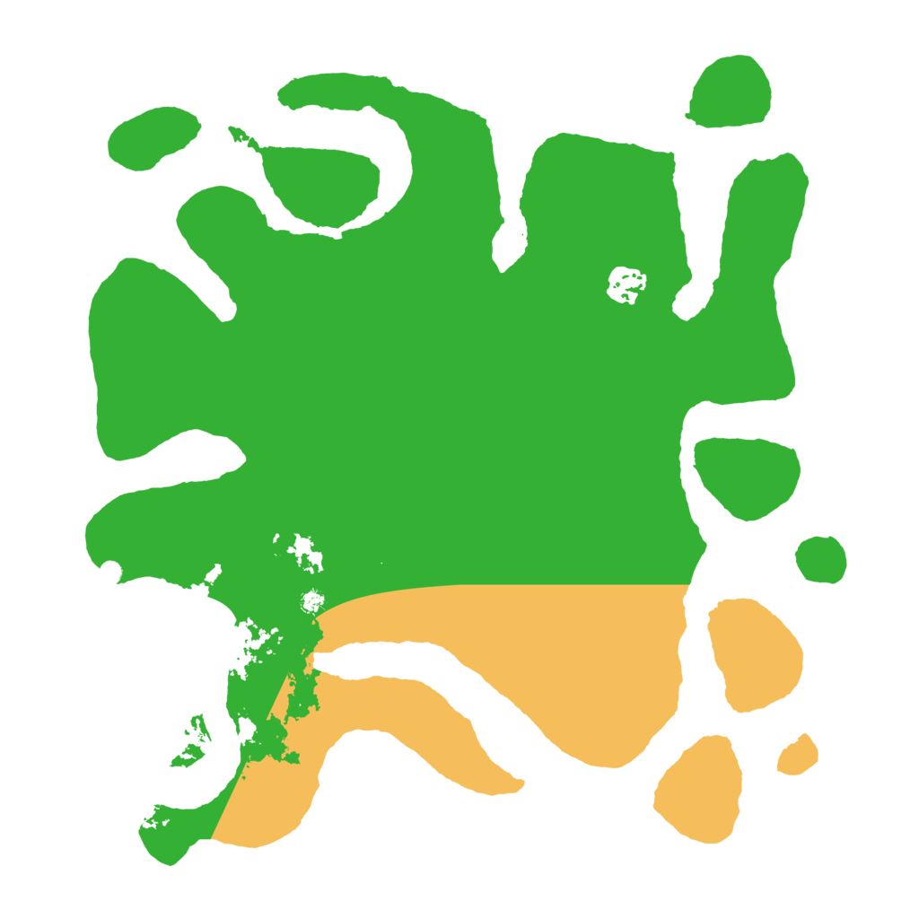 Biome Rust Map: Barren, Size: 3600, Seed: 187591