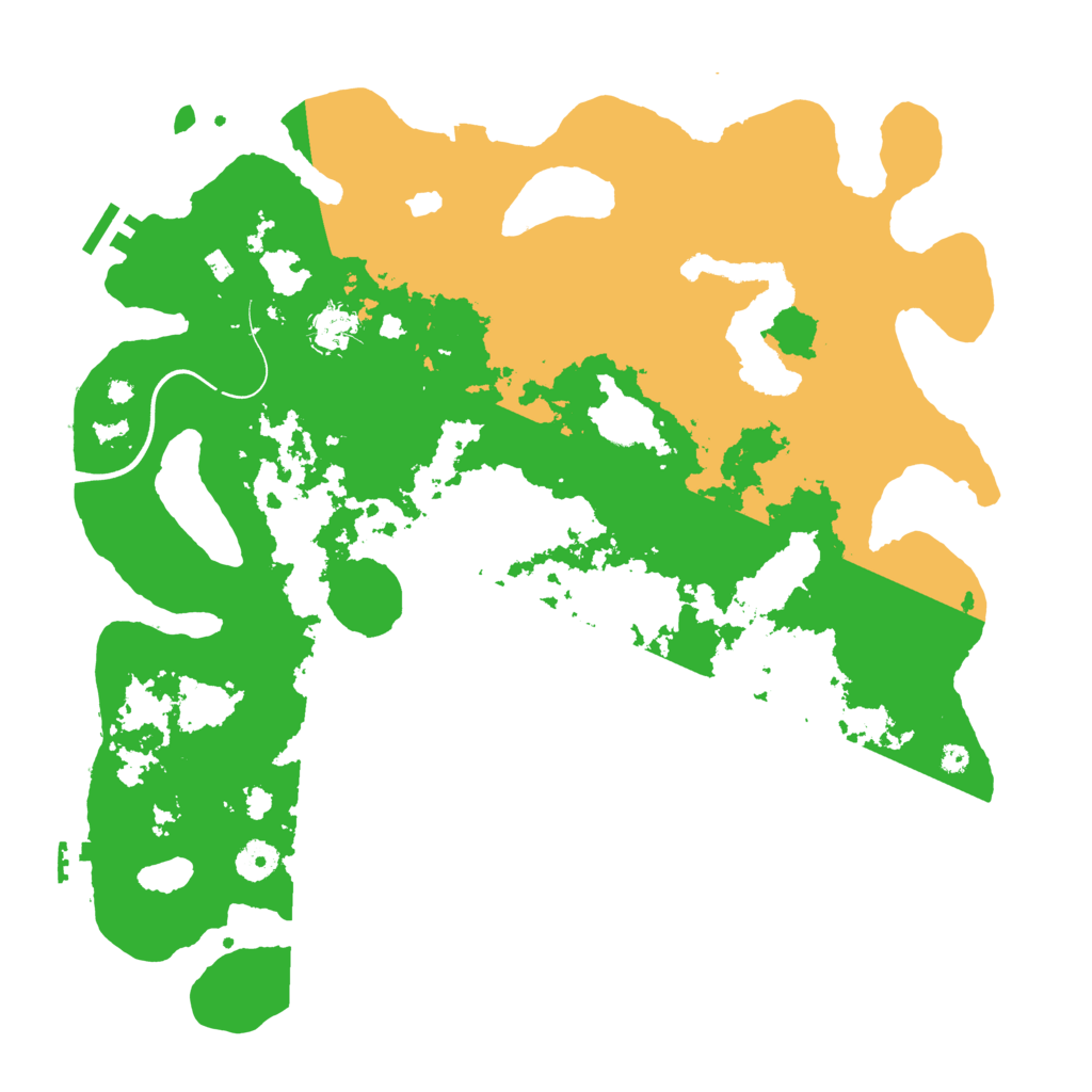 Biome Rust Map: Procedural Map, Size: 4000, Seed: 12333244