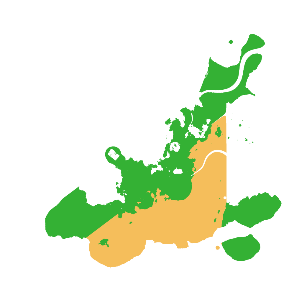 Biome Rust Map: Procedural Map, Size: 3000, Seed: 605899141