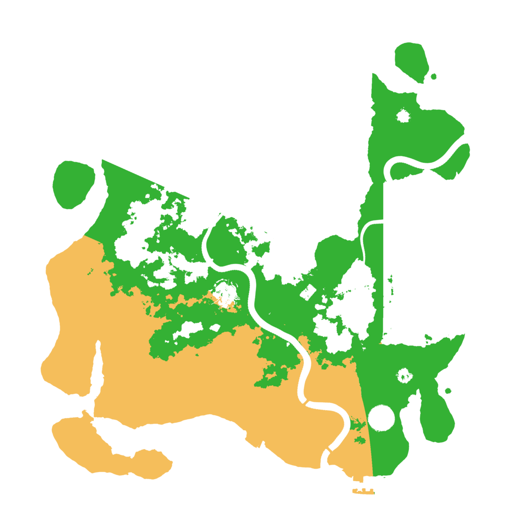 Biome Rust Map: Procedural Map, Size: 3500, Seed: 1911236960