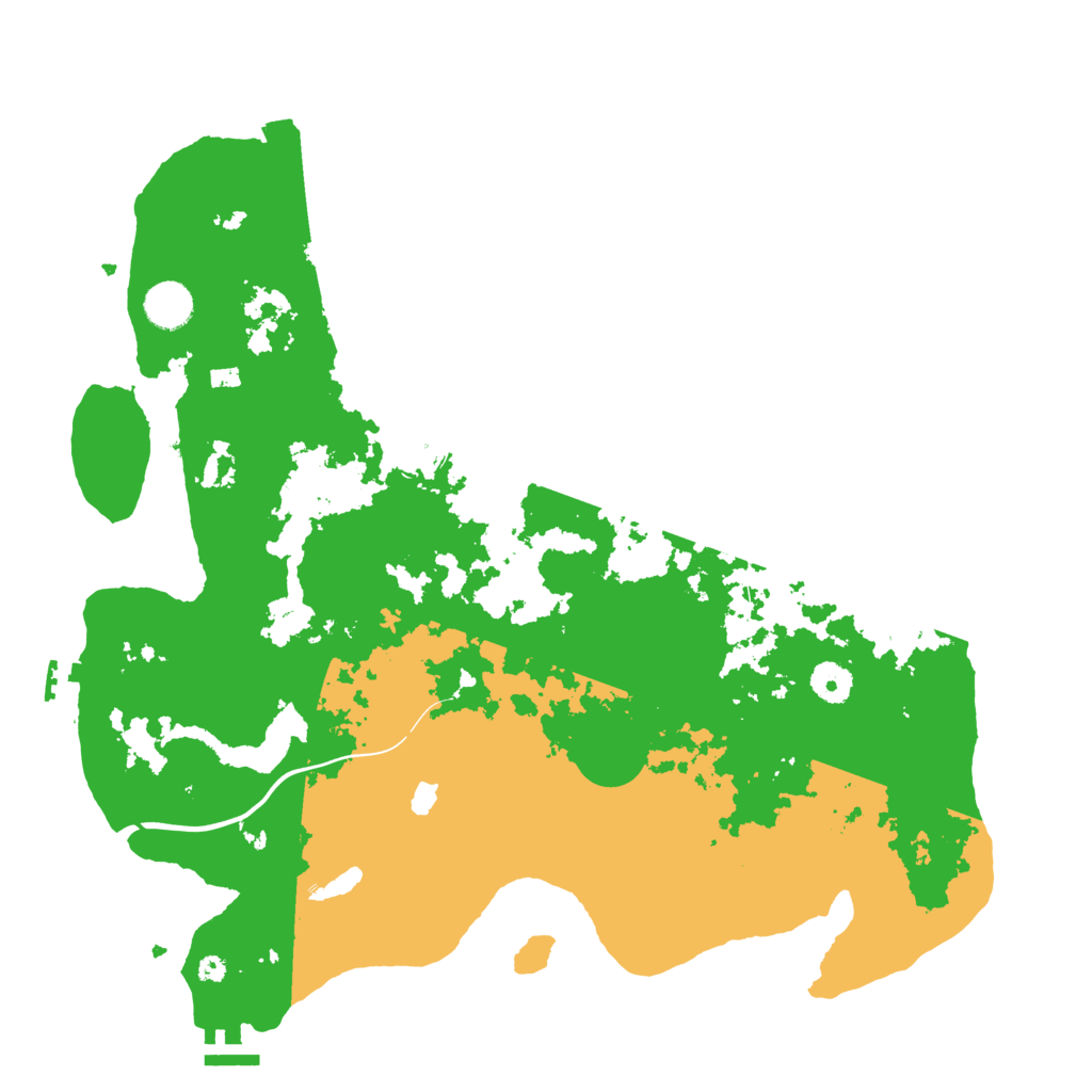 Biome Rust Map: Procedural Map, Size: 4000, Seed: 1233792324