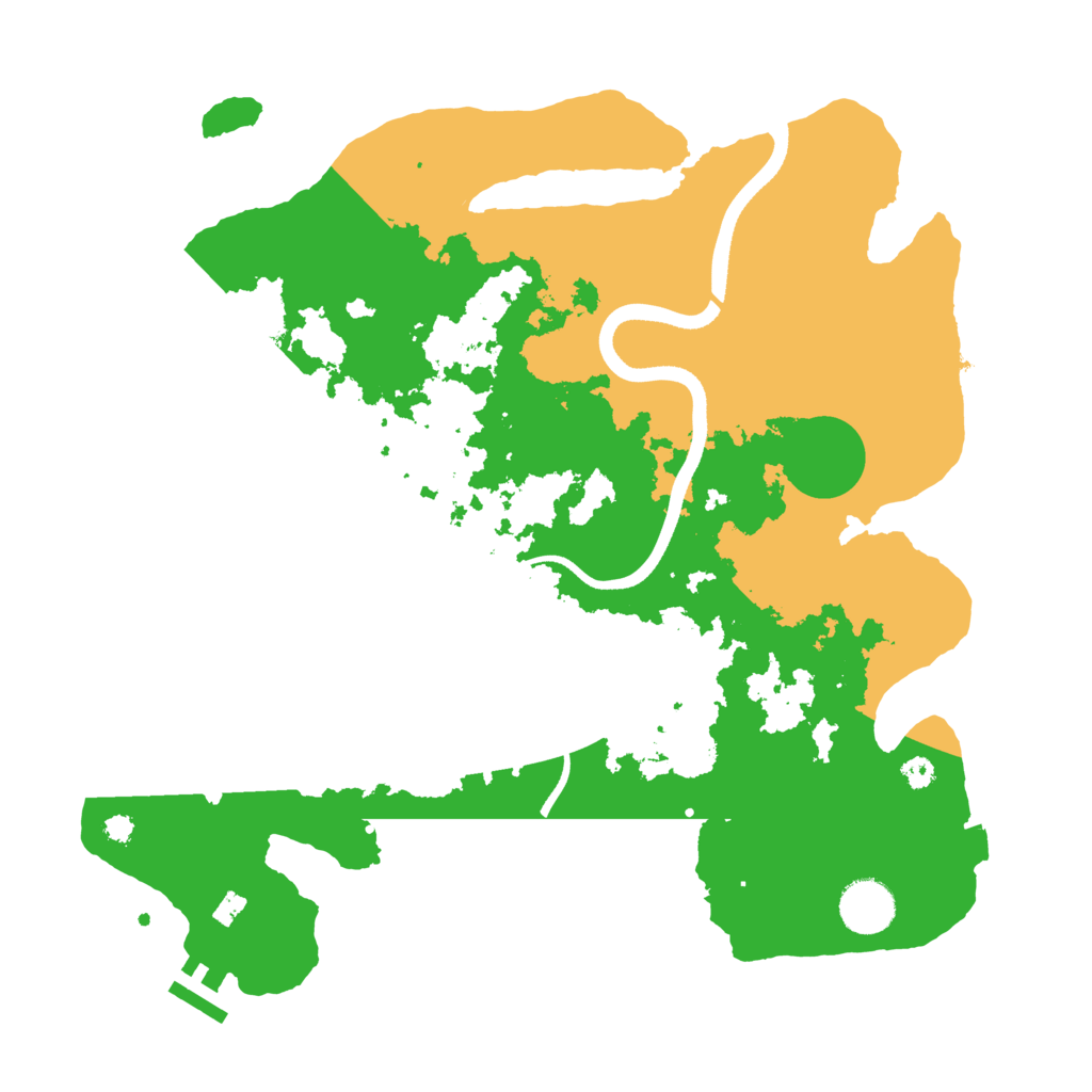 Biome Rust Map: Procedural Map, Size: 3500, Seed: 1911226369