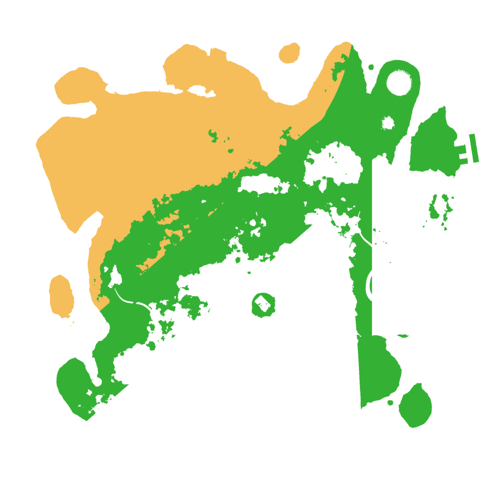 Biome Rust Map: Procedural Map, Size: 3500, Seed: 1217824384