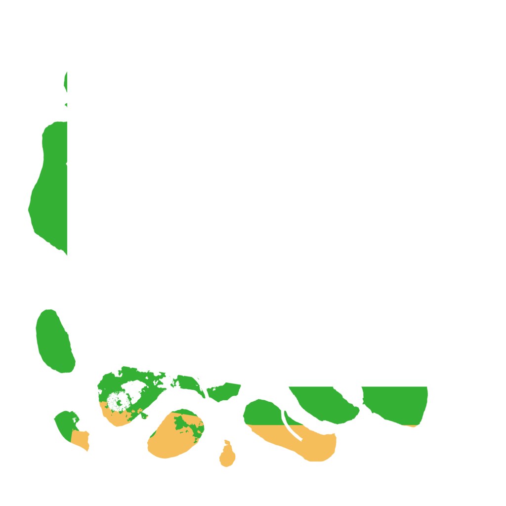 Biome Rust Map: Procedural Map, Size: 3500, Seed: 332646822