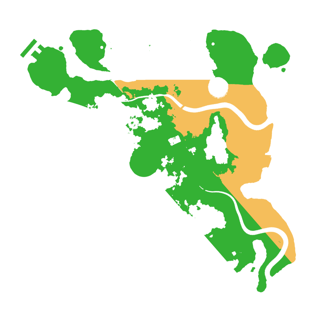 Biome Rust Map: Procedural Map, Size: 3000, Seed: 1078545819