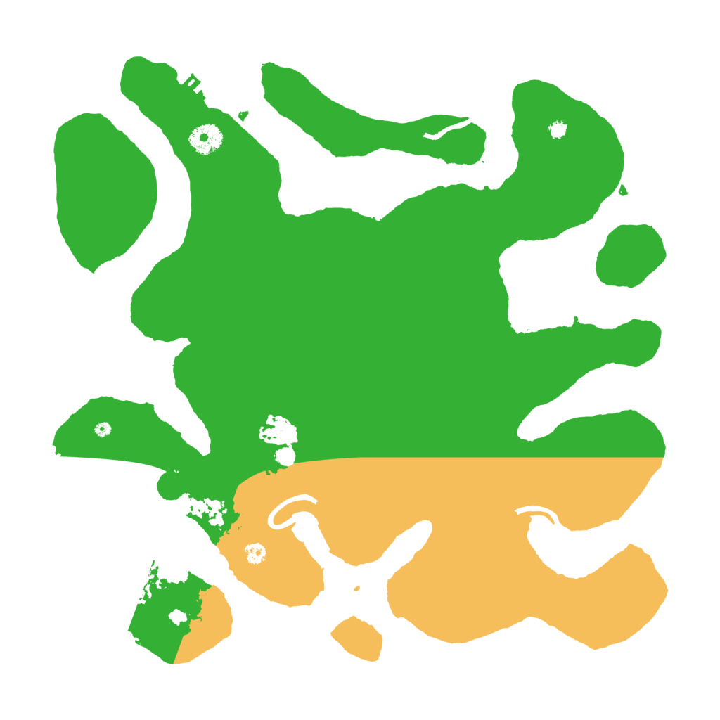 Biome Rust Map: Procedural Map, Size: 3500, Seed: 7570763