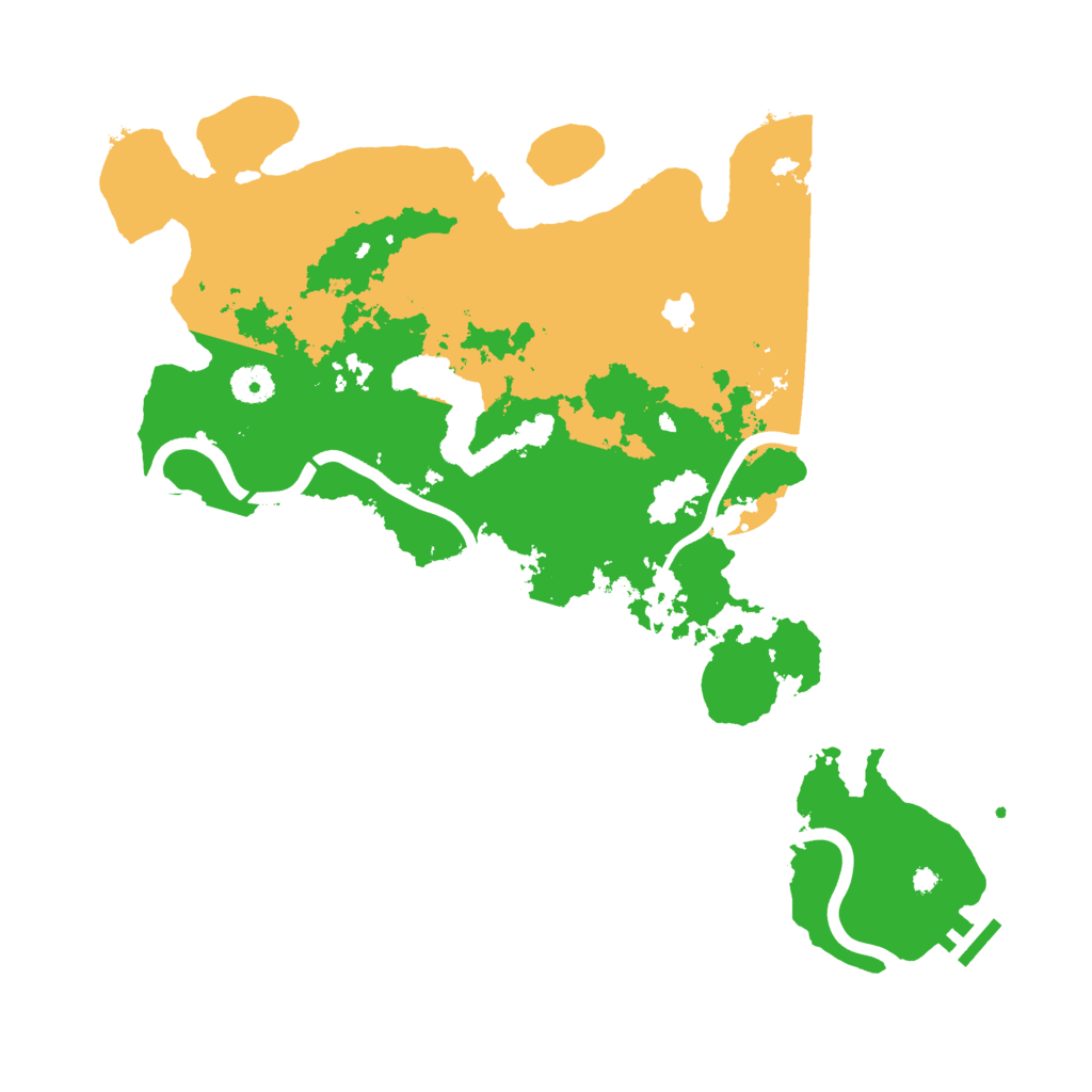 Biome Rust Map: Procedural Map, Size: 4000, Seed: 13342