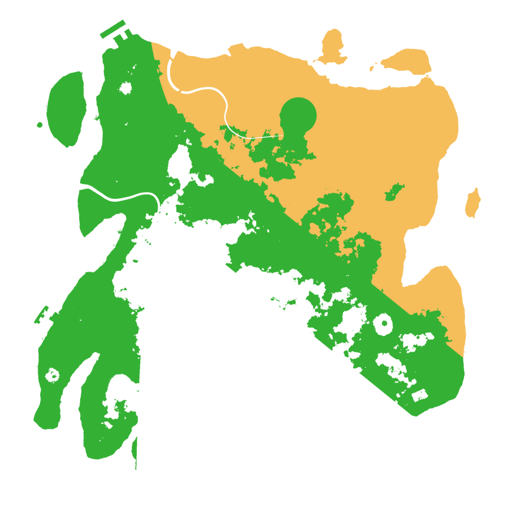 Biome Rust Map: Procedural Map, Size: 3750, Seed: 342706838