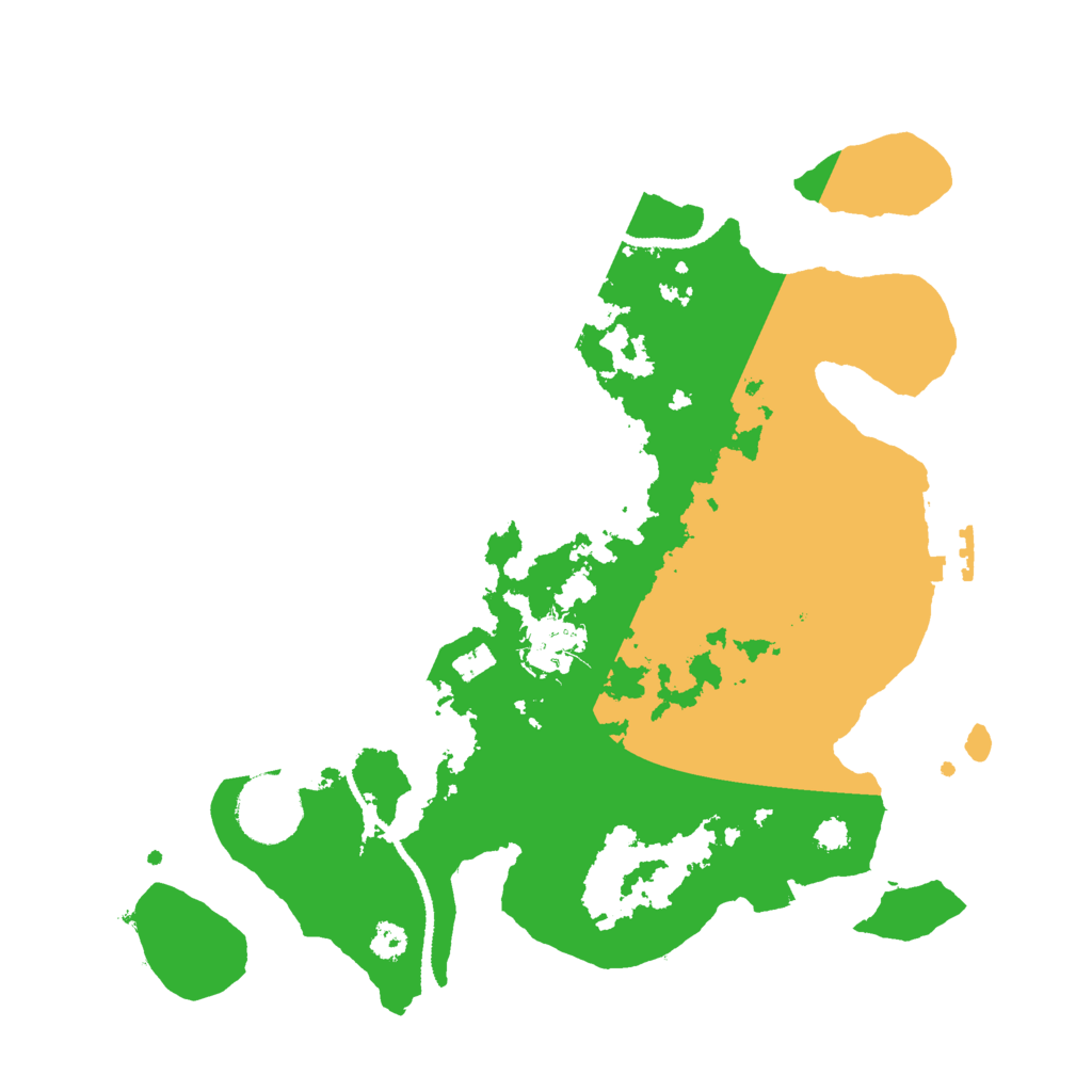 Biome Rust Map: Procedural Map, Size: 3000, Seed: 1282587058