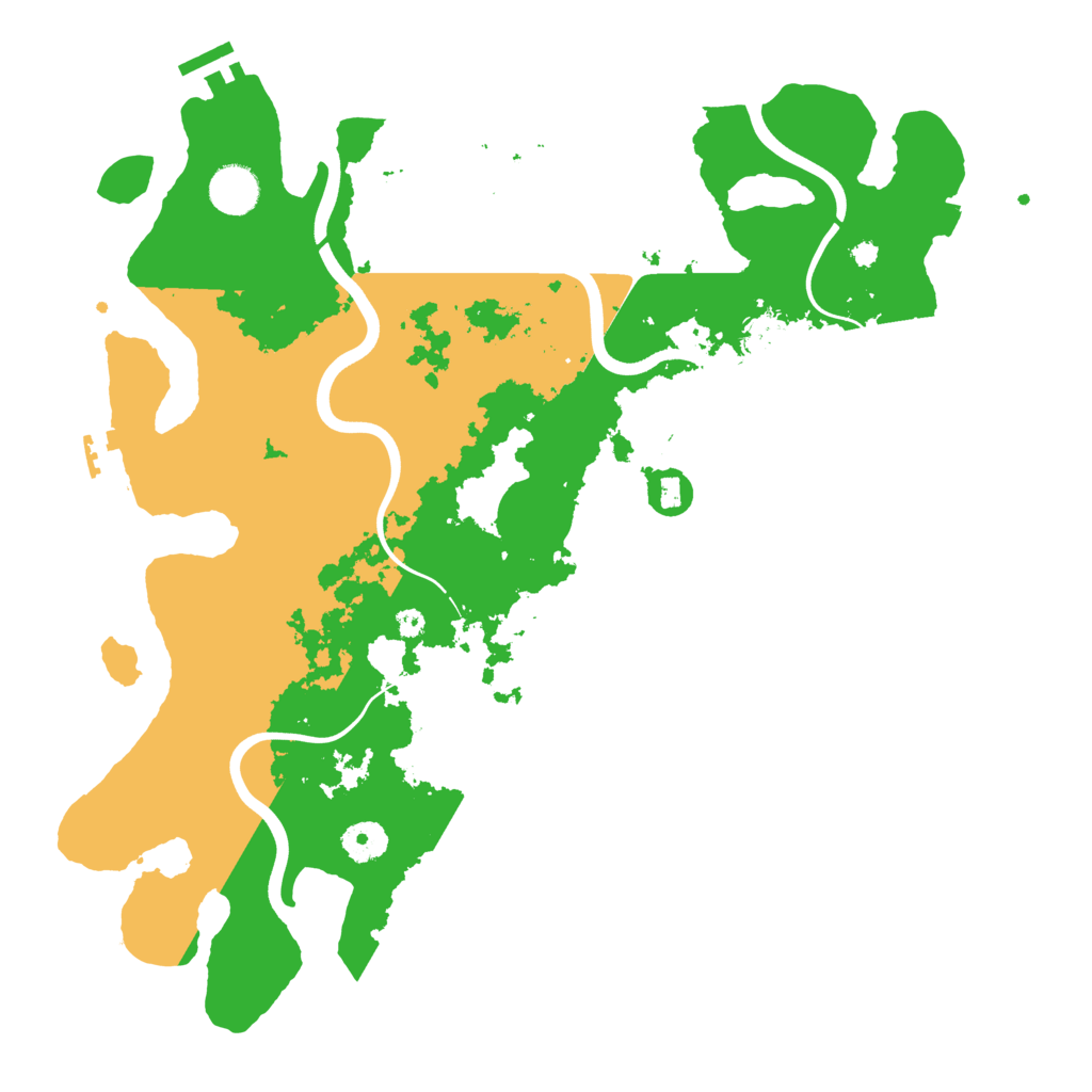 Biome Rust Map: Procedural Map, Size: 3850, Seed: 1624931207