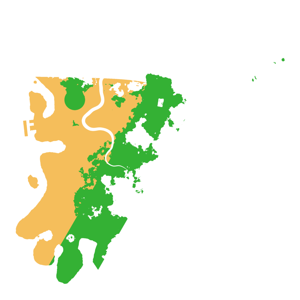 Biome Rust Map: Procedural Map, Size: 3850, Seed: 1624931207