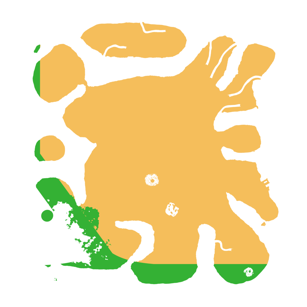 Biome Rust Map: Procedural Map, Size: 3500, Seed: 930992