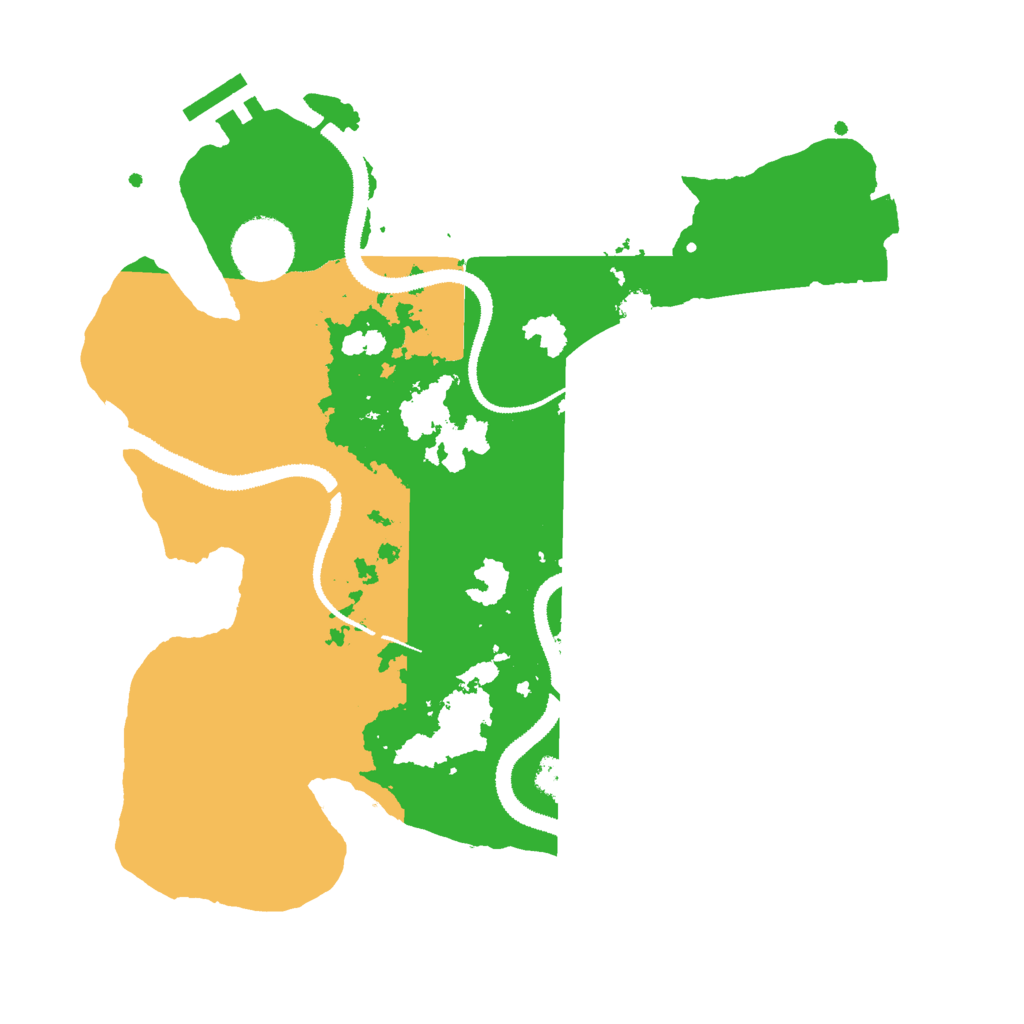 Biome Rust Map: Procedural Map, Size: 3000, Seed: 985882733