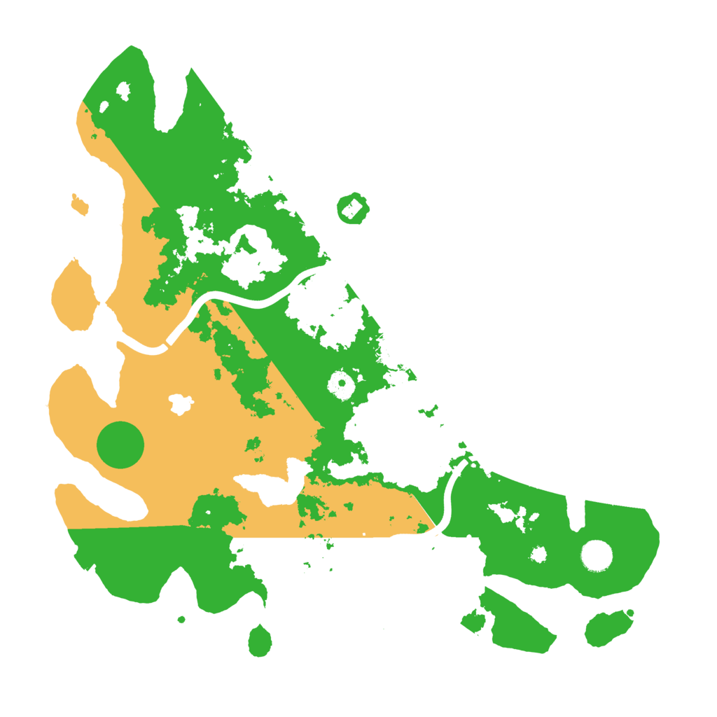 Biome Rust Map: Procedural Map, Size: 4000, Seed: 68868