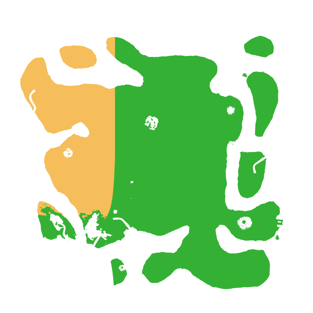 Biome Rust Map: Procedural Map, Size: 3500, Seed: 20210701