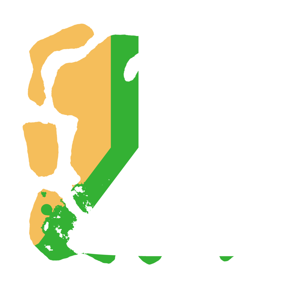 Biome Rust Map: Barren, Size: 3500, Seed: 1182491924