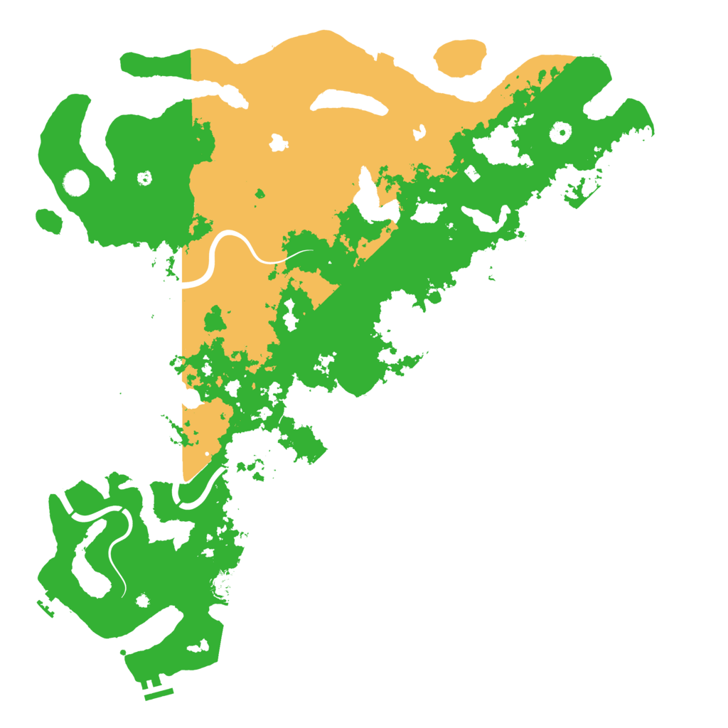 Biome Rust Map: Procedural Map, Size: 5000, Seed: 324251788
