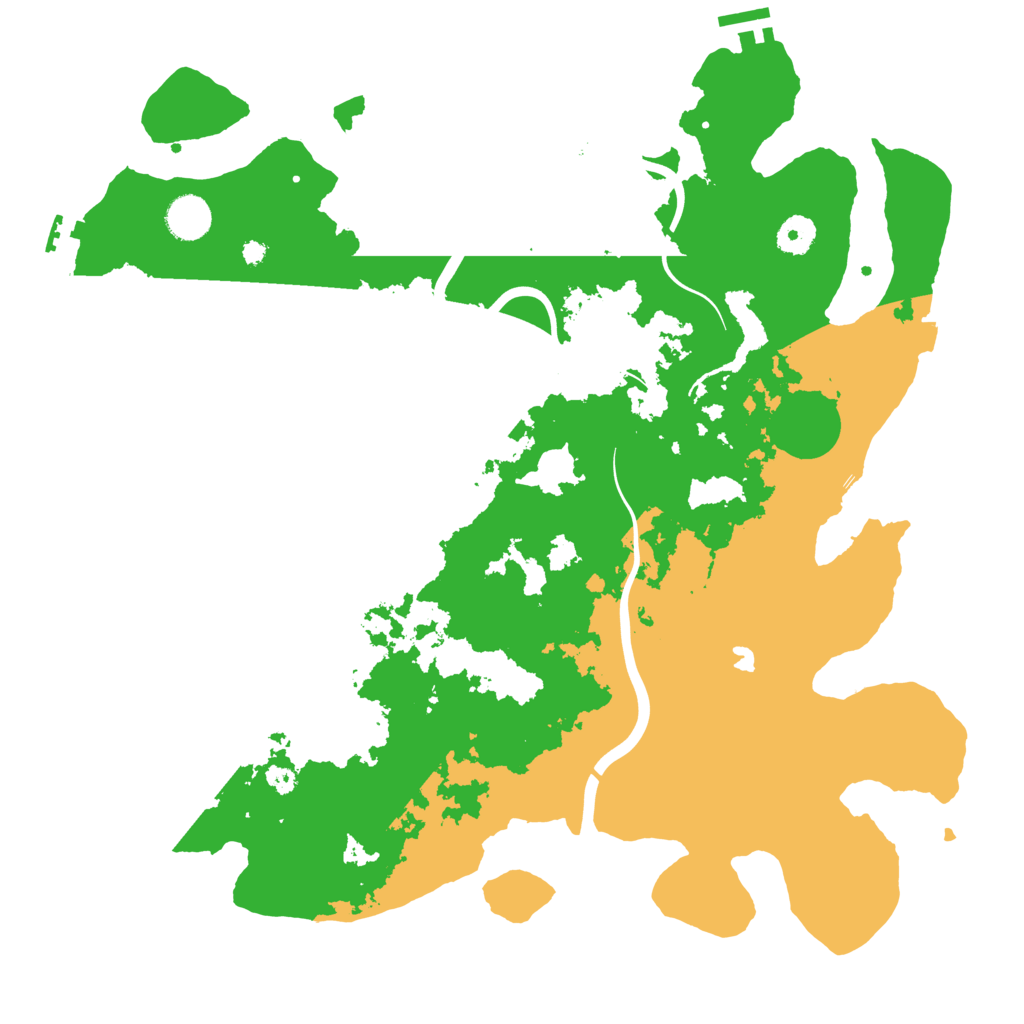 Biome Rust Map: Procedural Map, Size: 4000, Seed: 83229747