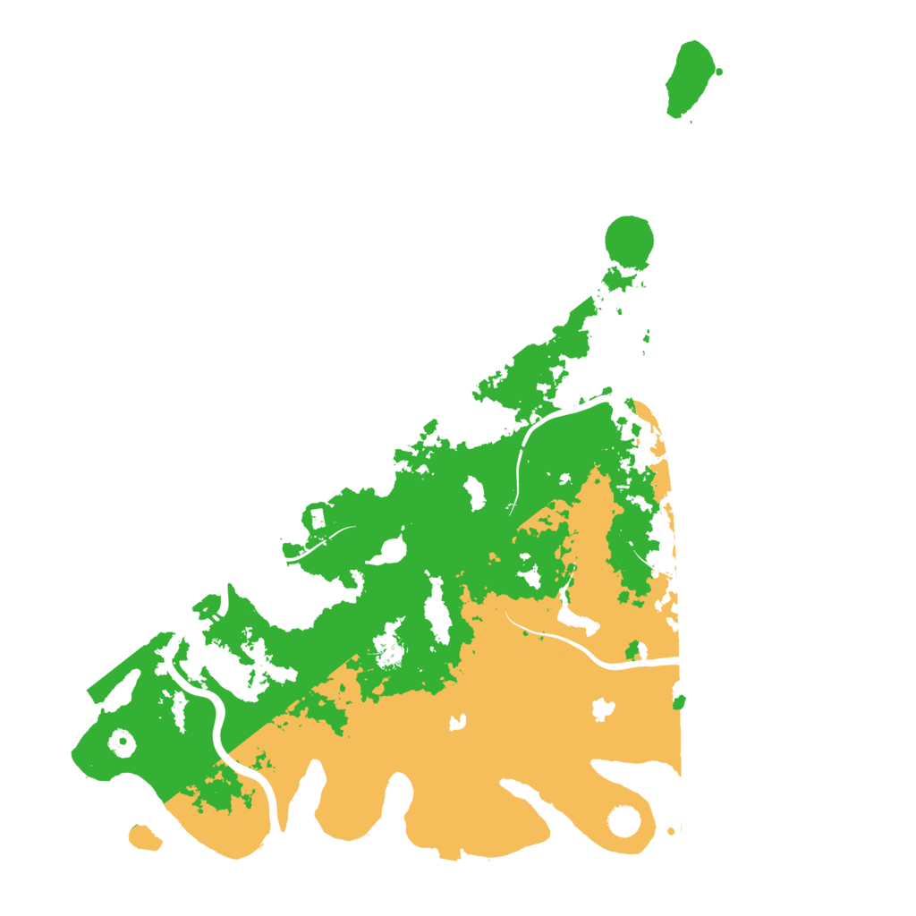 Biome Rust Map: Procedural Map, Size: 5000, Seed: 211432