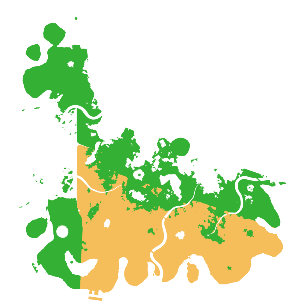 Biome Rust Map: Procedural Map, Size: 4500, Seed: 32167