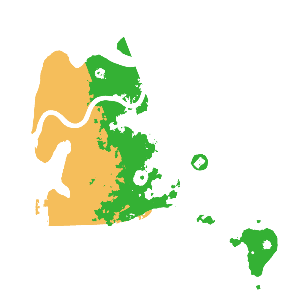 Biome Rust Map: Procedural Map, Size: 3000, Seed: 532667