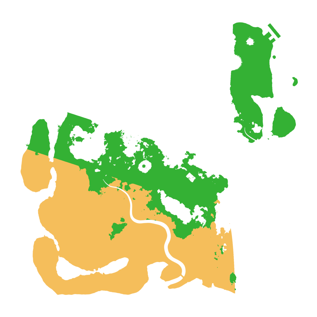 Biome Rust Map: Procedural Map, Size: 3800, Seed: 214