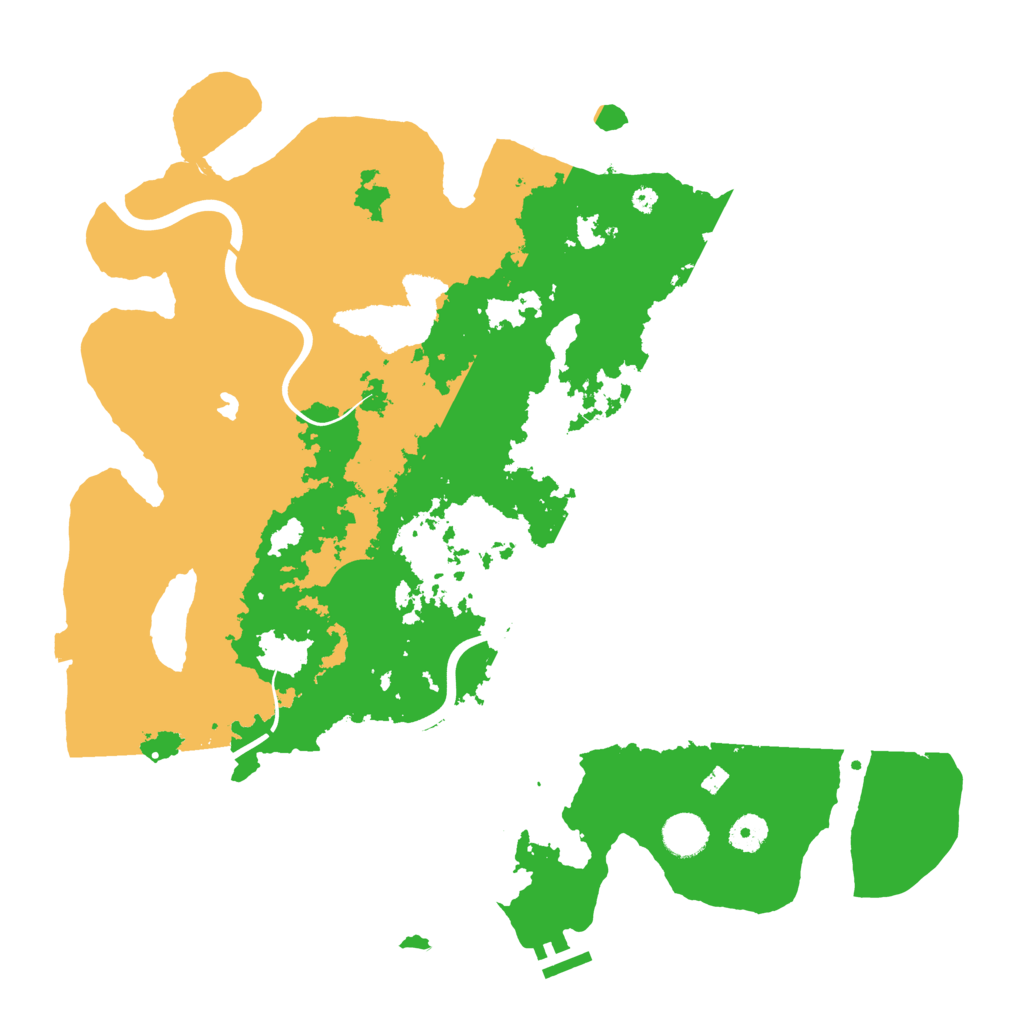 Biome Rust Map: Procedural Map, Size: 4100, Seed: 1117