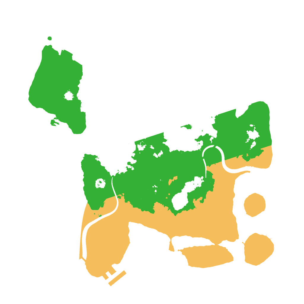 Biome Rust Map: Procedural Map, Size: 3000, Seed: 364500688