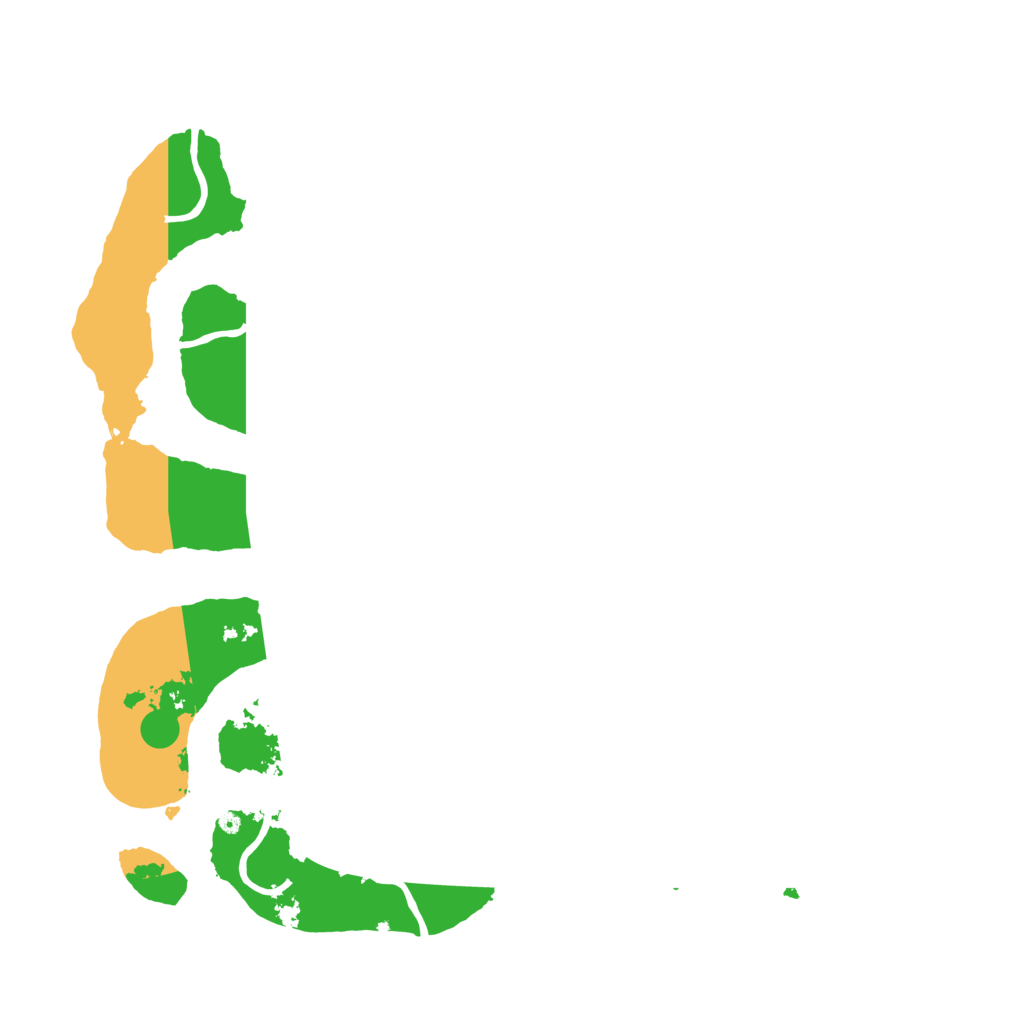 Biome Rust Map: Procedural Map, Size: 3500, Seed: 20210707